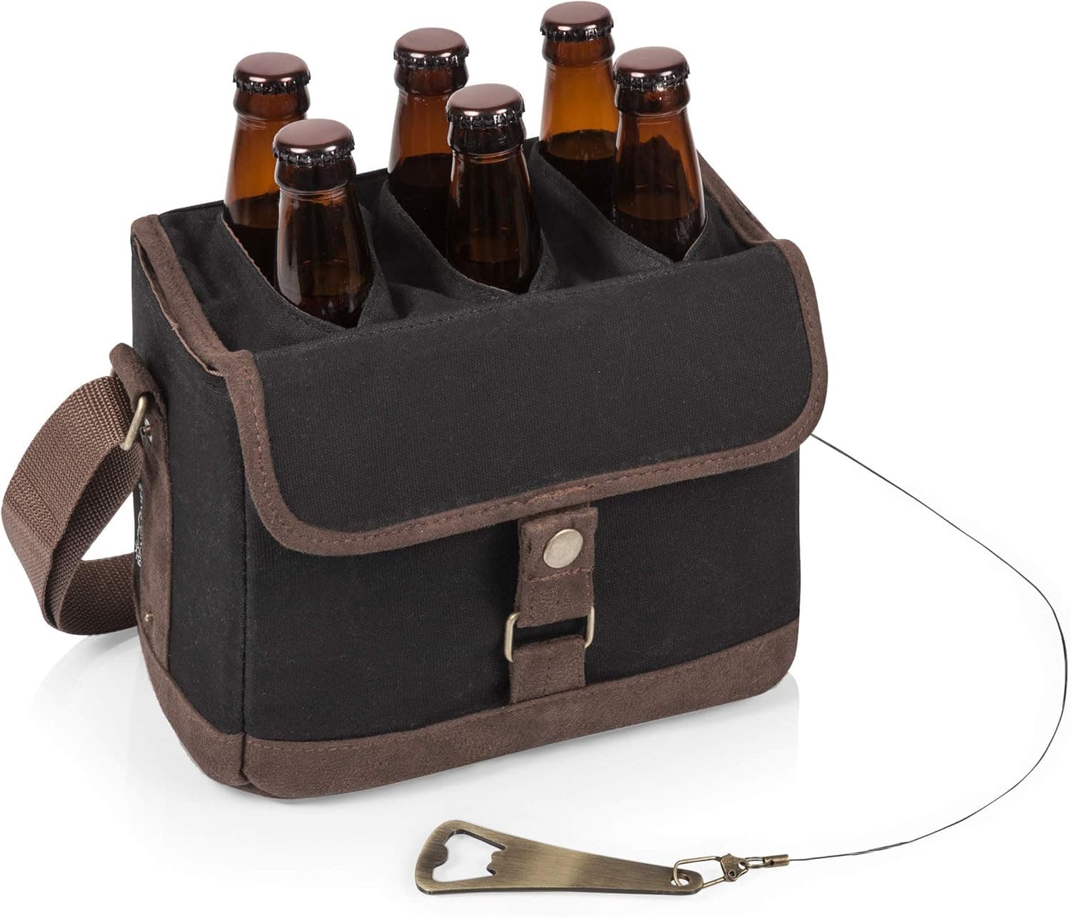 Beer Caddy with Beer Bottle Opener (6-Pack)