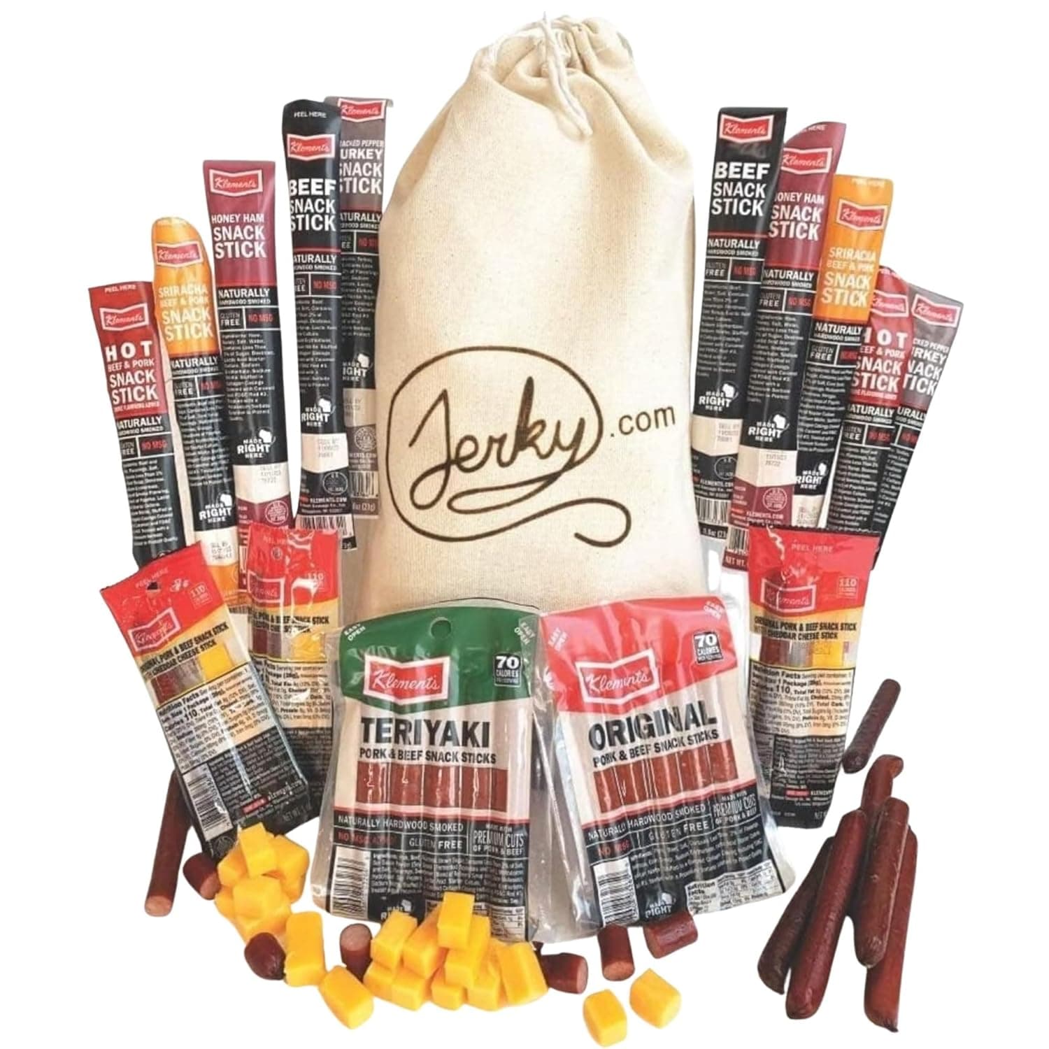 26-Piece Meat & Cheese Sticks Variety Pack