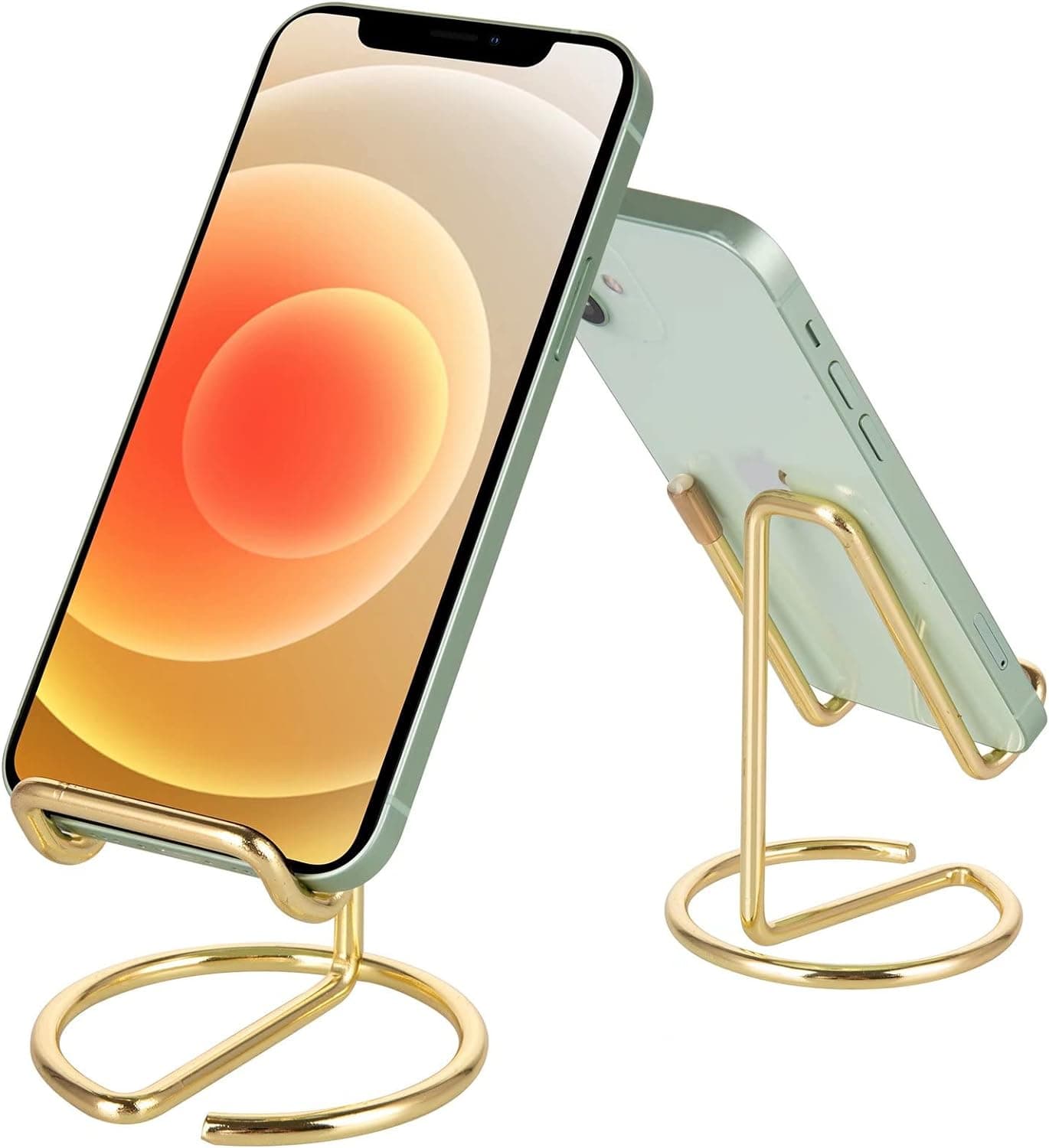 Cute Gold Metal Phone Stand for Desk