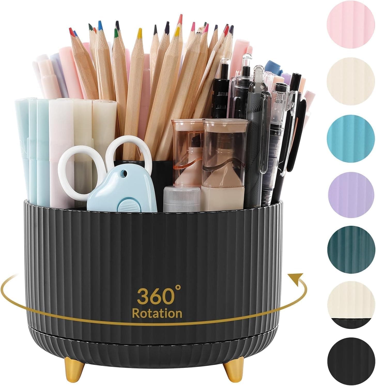 360° Rotating Desktop Pen & Pencil Organizer