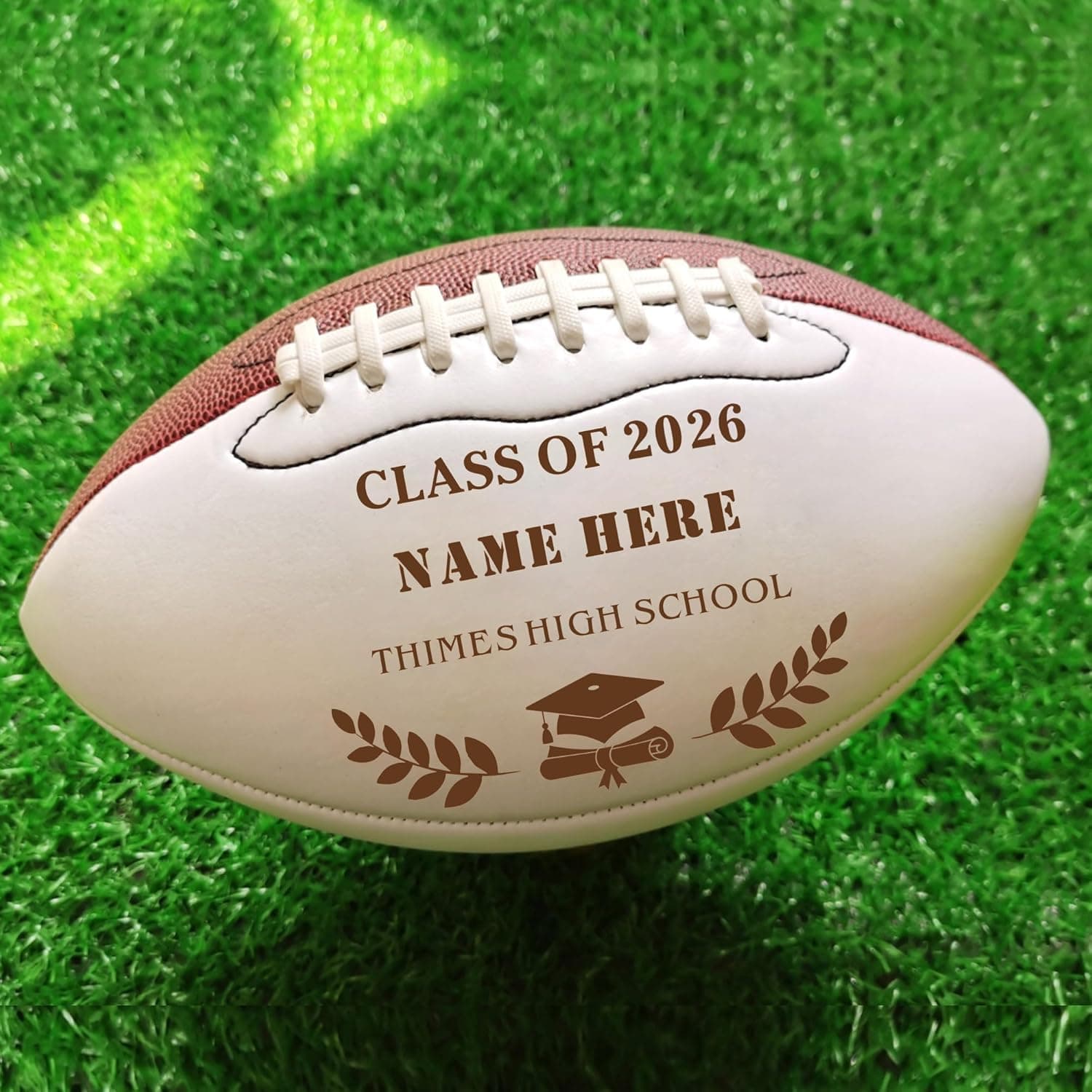 Personalized Full-Size Football Gift