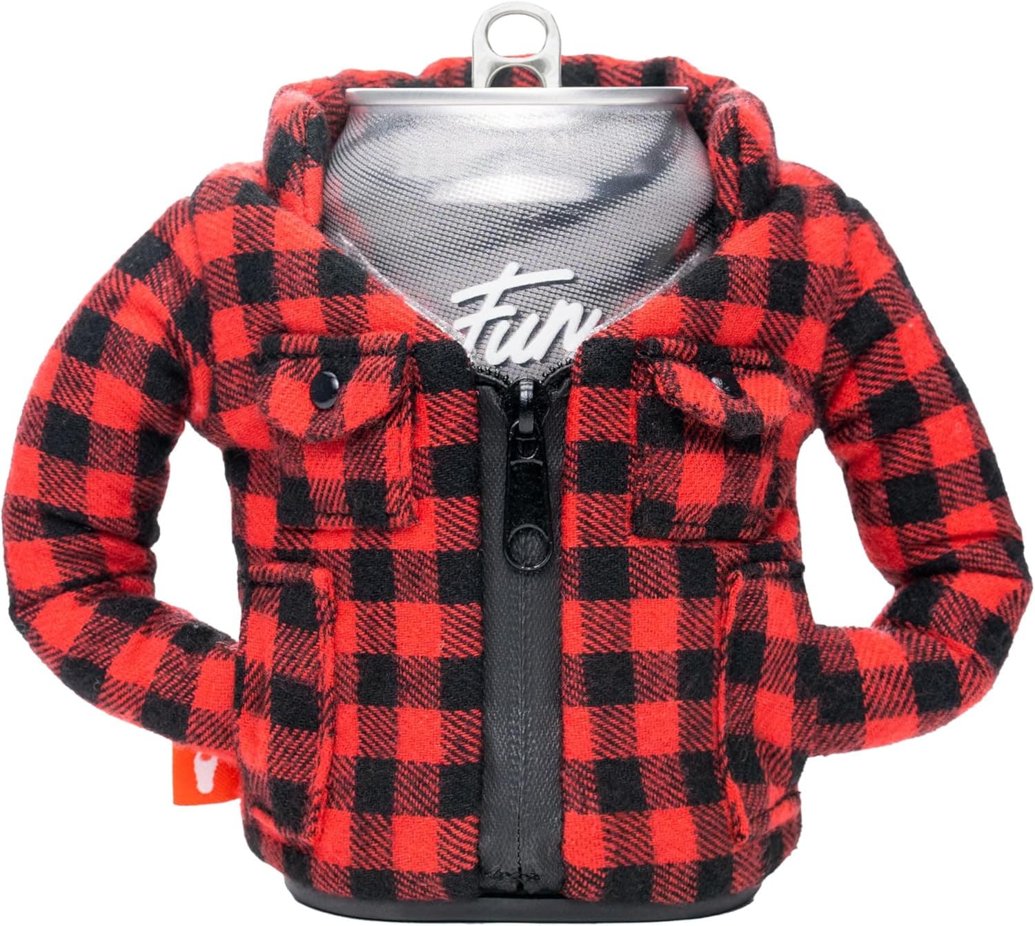 The Lumberjack Flannel Beer Koozie