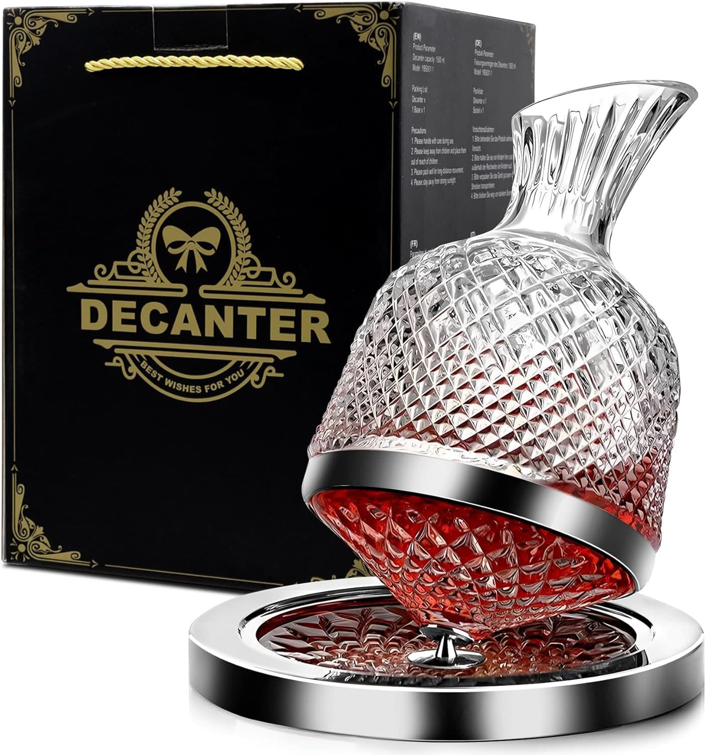 Red Wine Decanter 50oz/1500ml