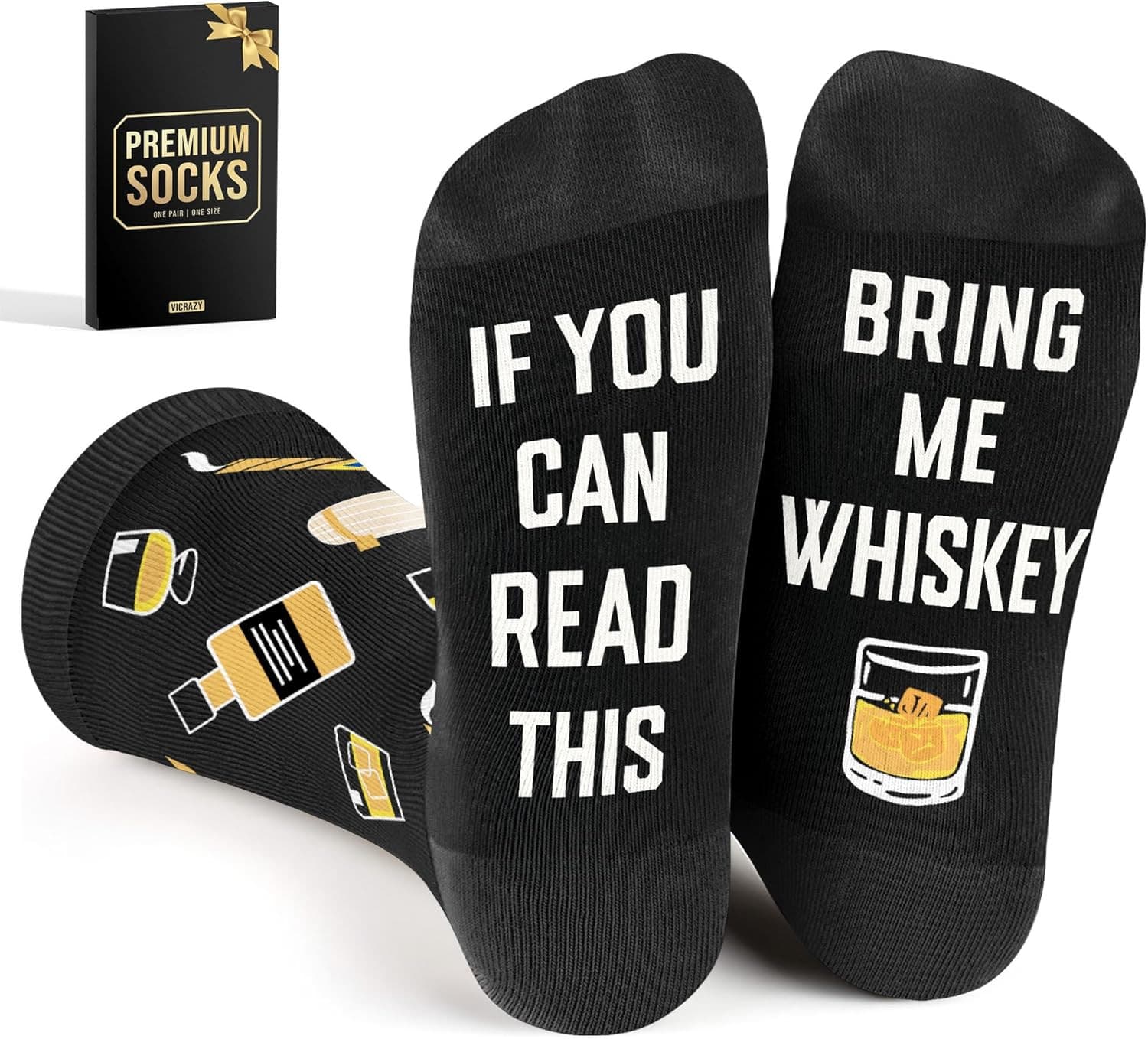 Funny "Bring Me Wine" Socks
