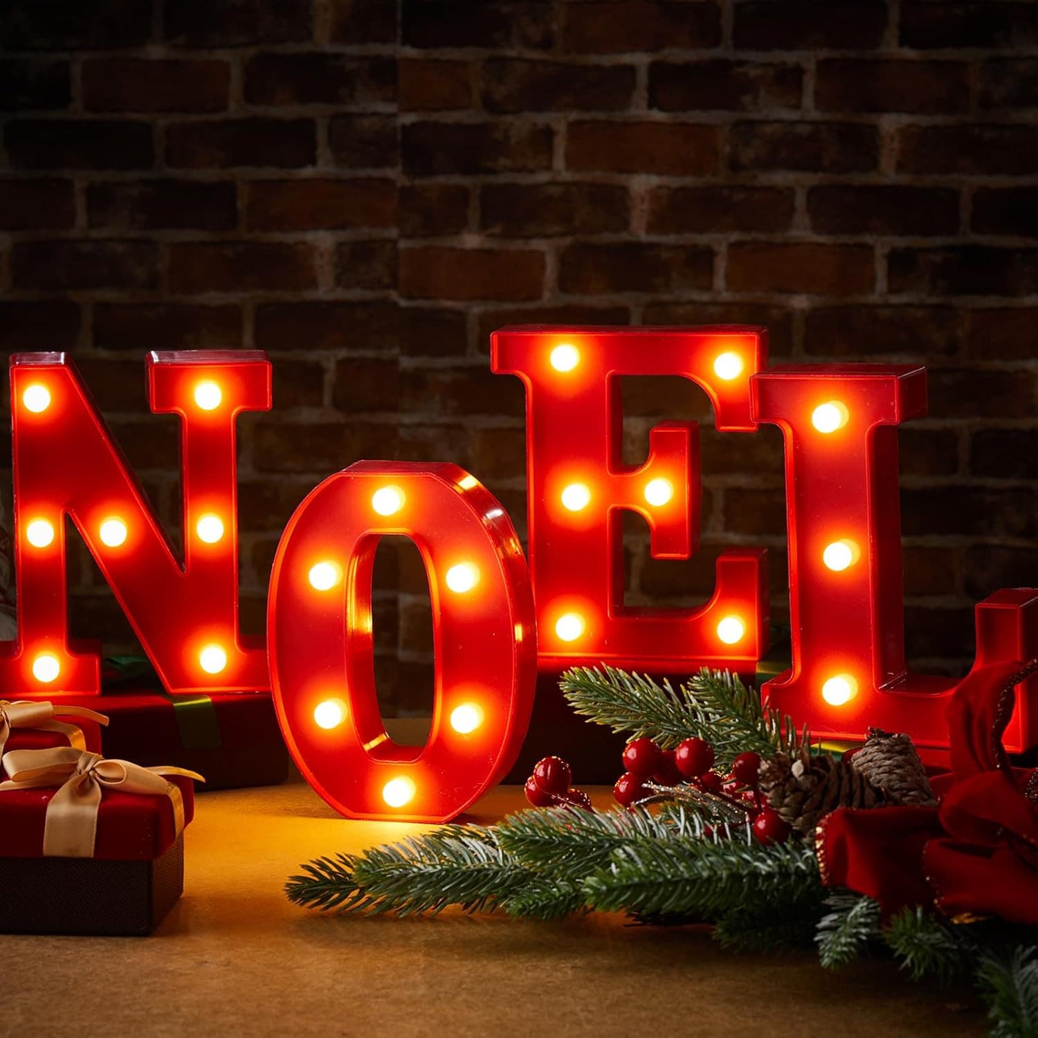 Christmas LED Letter Lights Sign