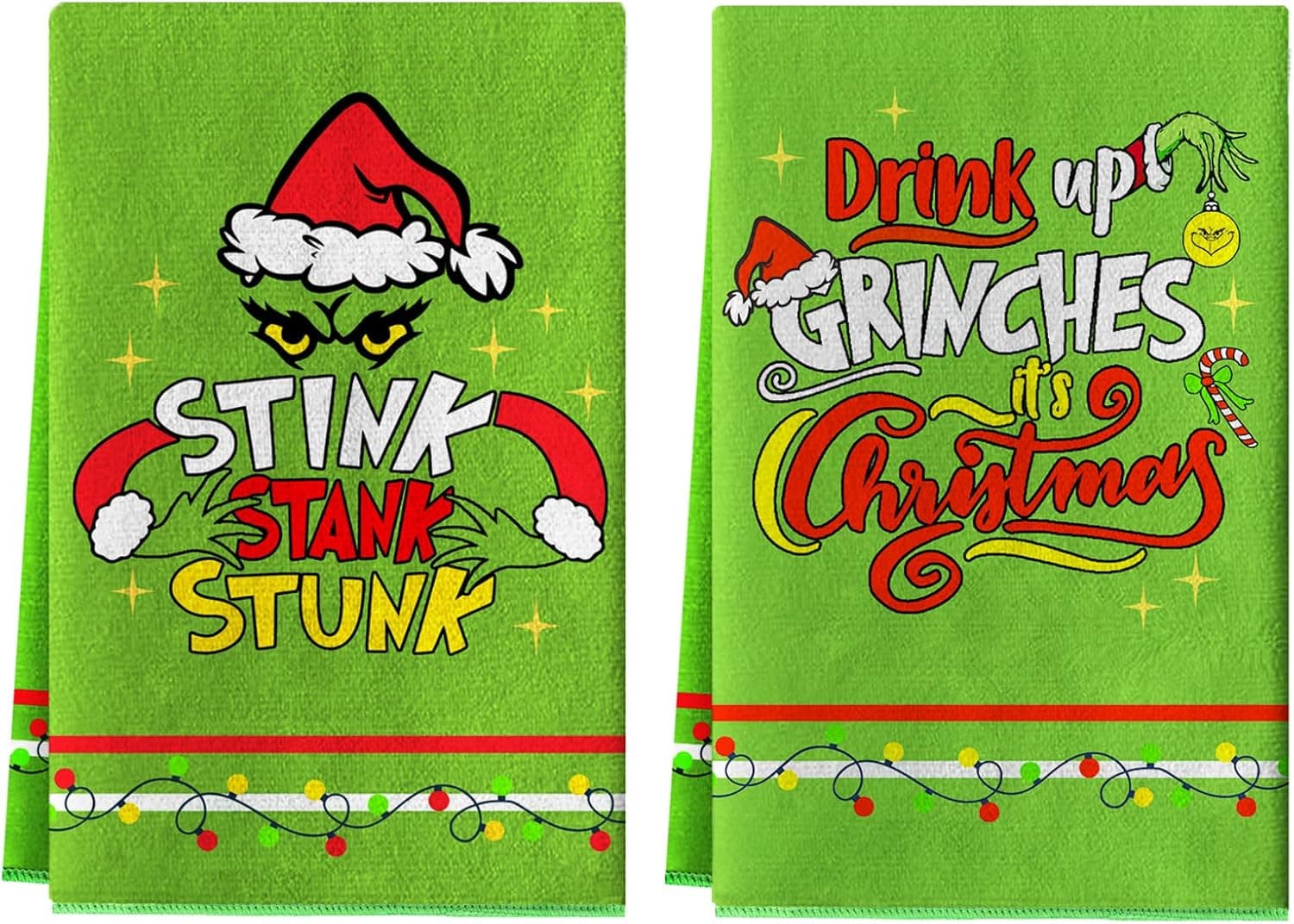 Christmas Kitchen Towels - Set of 2