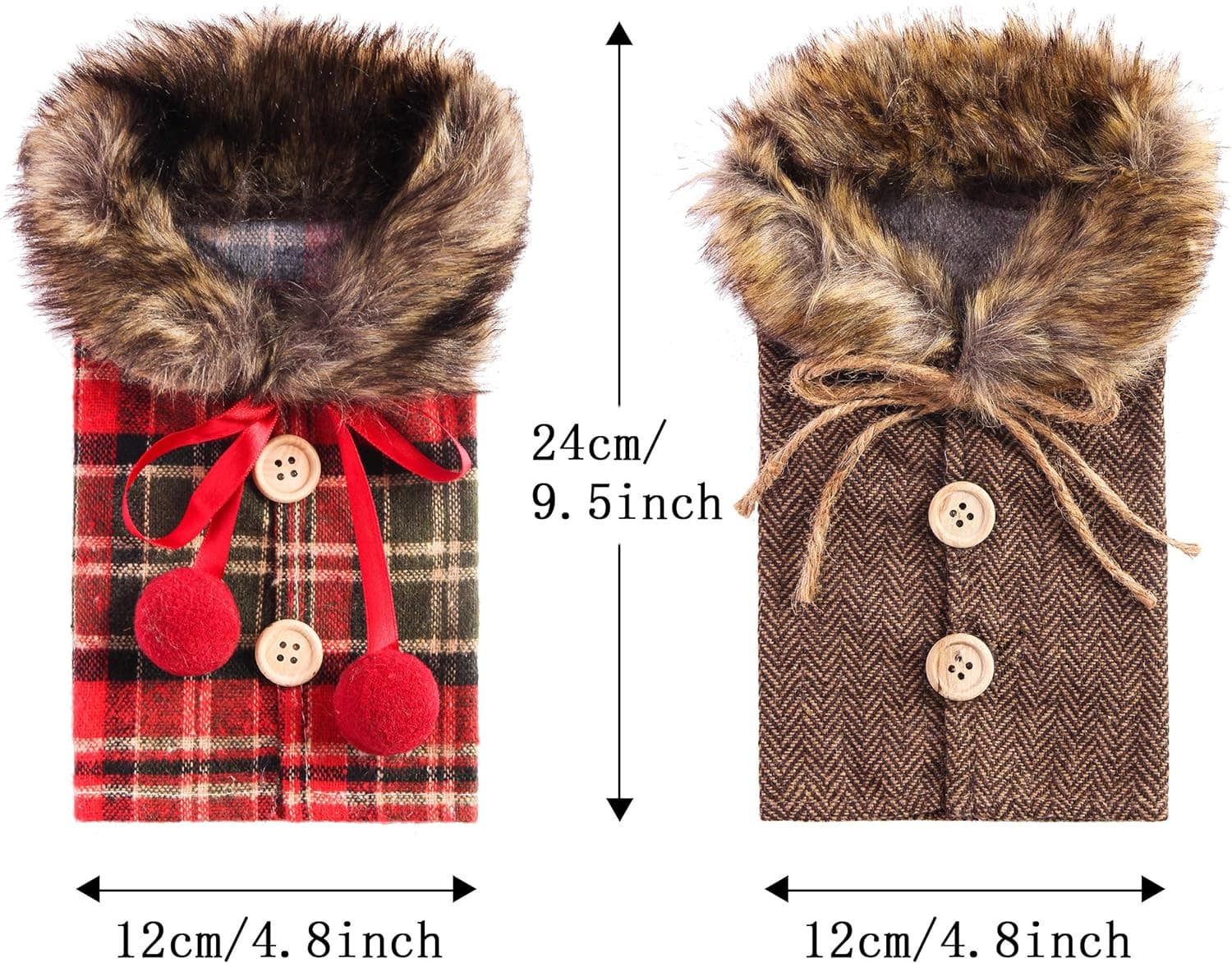 Christmas Sweater Wine Bottle Covers (6)